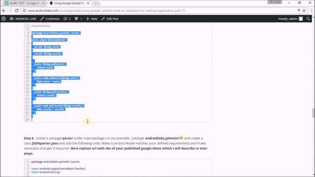 How To Use Google Sheet As Cloud Database For Android Application Part - 1 смотреть онлайн