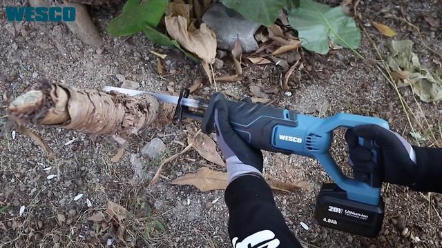 WESCO WS2947 Cordless Reciprocting Saw  4.0Ah Battery