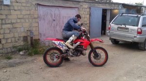Запуск Honda CR 500