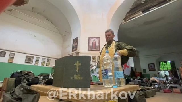 Иерей Виталий Беляев, церковь в Куюках, прямо с передовой апр 2023 смотреть онлайн