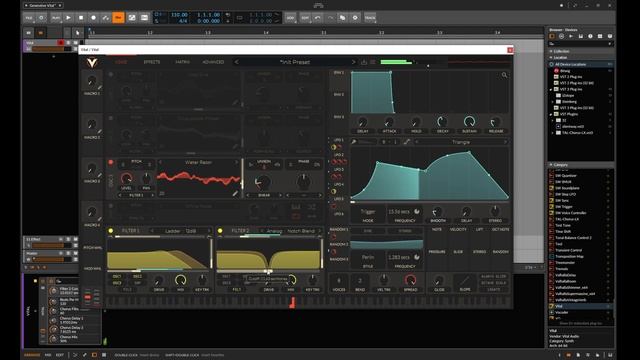 Making a Single Note Generative Evolving Pad with Vital смотреть онлайн
