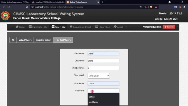 Online Voting System using PHP DEMO смотреть онлайн