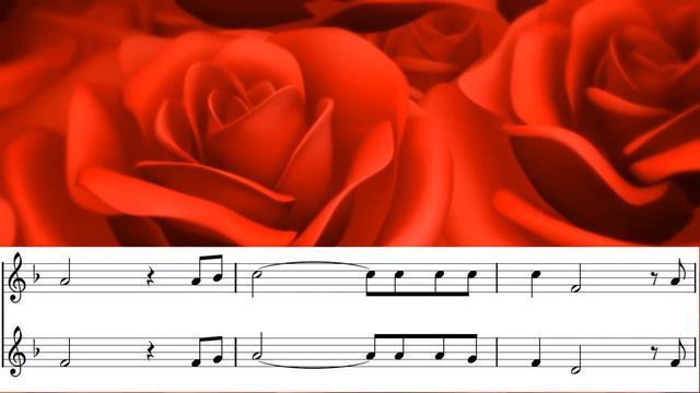 The Rose, a beautiful 1, 2 or 3 trumpet play along. смотреть онлайн