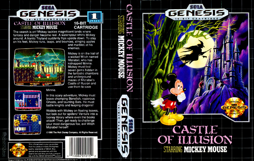 Castle of Illusion Starring Mickey Mouse прохождение SEGA смотреть онлайн
