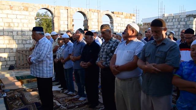 Строительство мечети в с.Калиновка (Курпе) Ленинского района смотреть онлайн