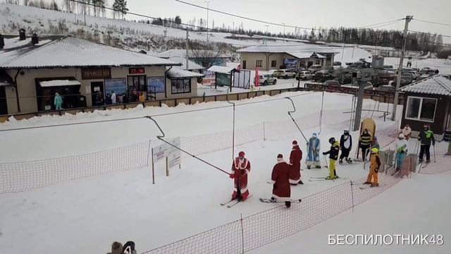 Фестиваль Дедов Морозов - Липецк, HILLPARK смотреть онлайн