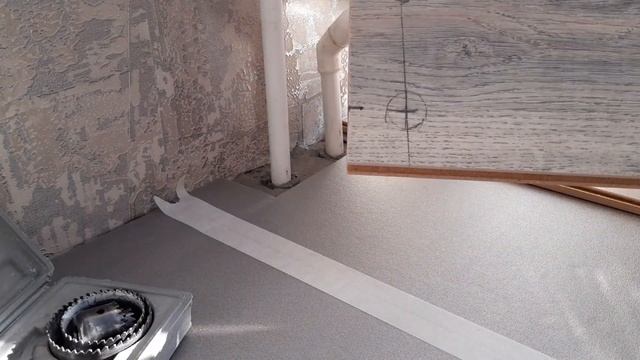 Обход труб при укладке ламината. смотреть онлайн