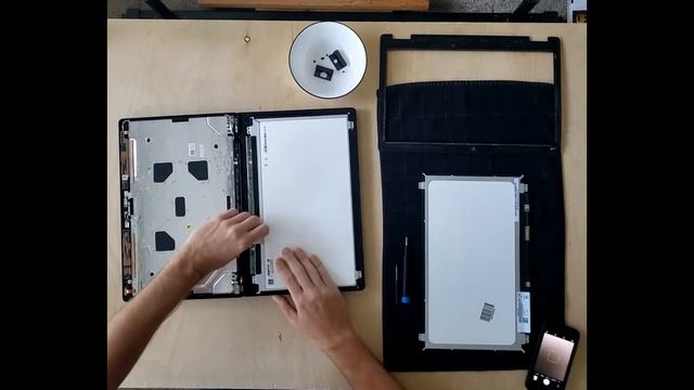 Laptop screen replacement / How to replace laptop screen Dell Precision 3520 смотреть онлайн