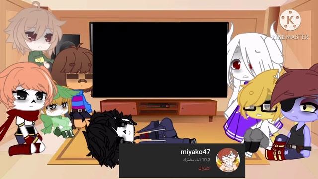 Undertale React To Killer Sans (Gacha Club)