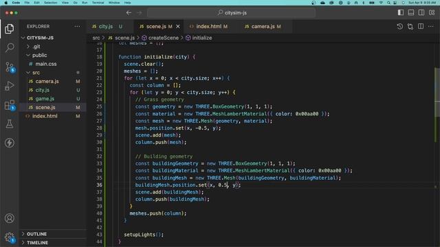 Build a SimCity/Cities Skylines Clone with Three.js // Update Loop (Part 3) смотреть онлайн