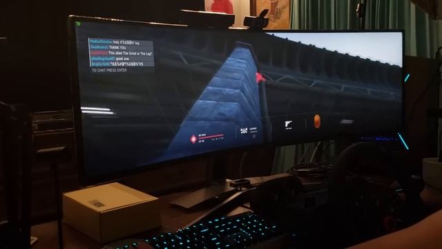 Testing some games on Samsung C49HG90 Super Utra Wide Monitor смотреть онлайн