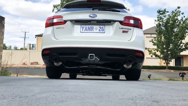 Subaru Levorg 2.0 sti sport gets Invidia R400 exhaust upgrade смотреть онлайн