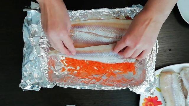 Минтай в духовке Без масла / ПП рецепты смотреть онлайн