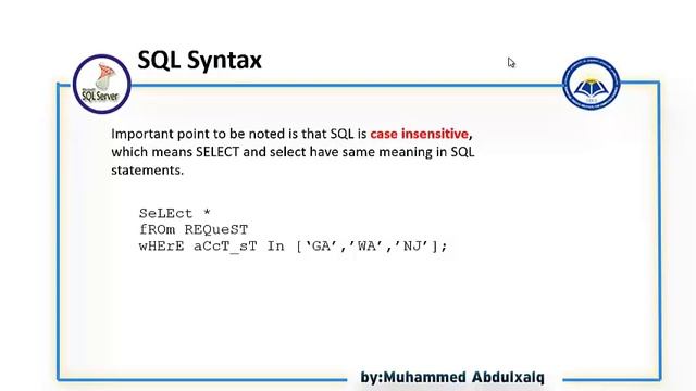 5 Note SQL SERVER KURDISH TUTORIALS смотреть онлайн
