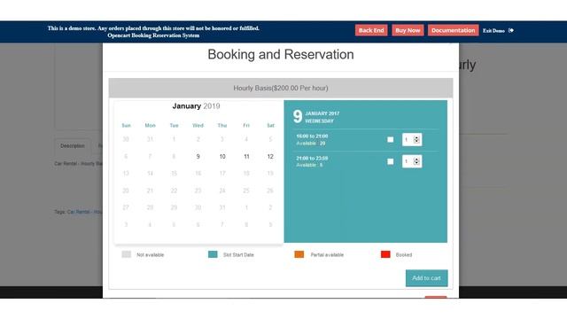 OpenCart Advanced Booking & Reservation | Rental Product(Hourly Basis) смотреть онлайн
