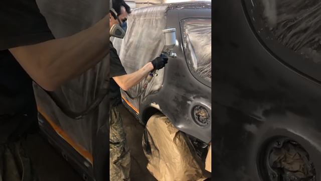 Покраска Mercedes w163 часть 6 смотреть онлайн