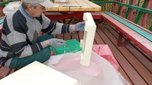 Улей для пчёл из МЕШКА ! Улей ППУ С Озон стоит ли Покупать !  Видео обзор разборного улья из ппу !