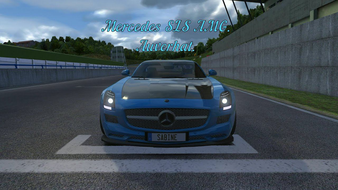 Mercedes SLS AMG - Auverhat | Assetto Corsa. смотреть онлайн