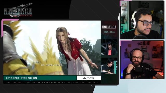 FINAL FANTASY VII REBIRTH at TGS 2023 Reaction LIVE! смотреть онлайн