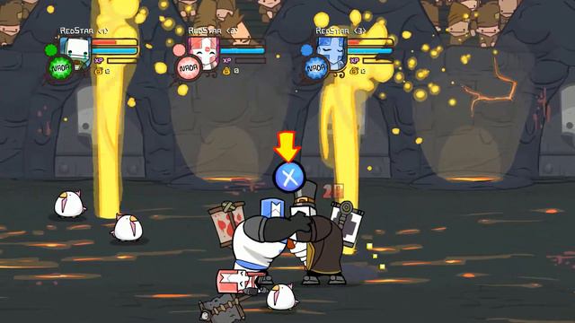 Partida con los primos (parte 1) | Castle Crashers смотреть онлайн