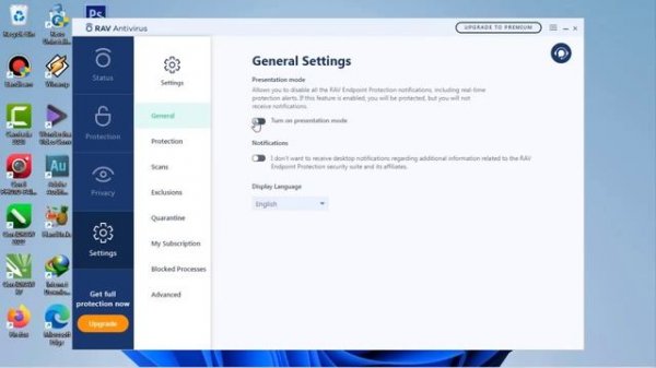 DISABLE RAV ENDPOINT PROTECTION ANTIVIRUS TEMPORARY