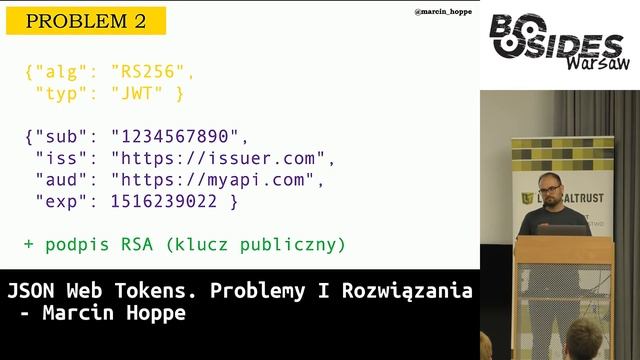 BSides Warsaw 2018: JSON Web Tokens. Problemy I Rozwiązania - Marcin Hoppe смотреть онлайн