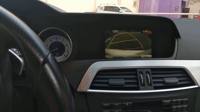 Original rear view camera W204 - Day смотреть онлайн
