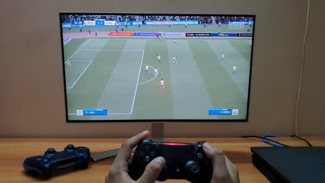 FIFA 21 Argentina Vs Brazil (Copa America Final) on PS4 Slim смотреть онлайн