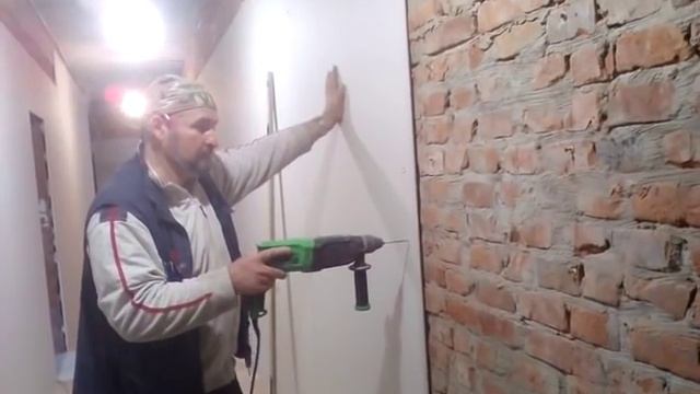 Гипсокартон без профиля.