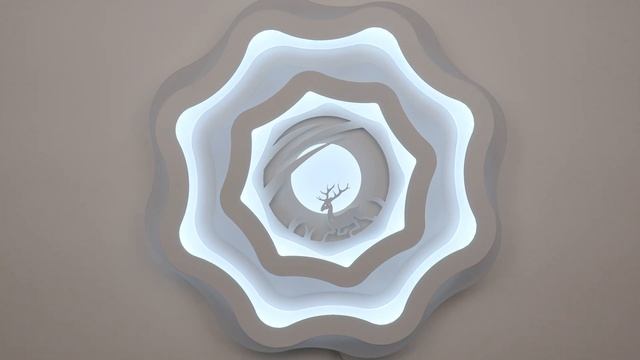 Люстра LED COLOR 4500K+3000K 80 Вт/ 80-1 смотреть онлайн