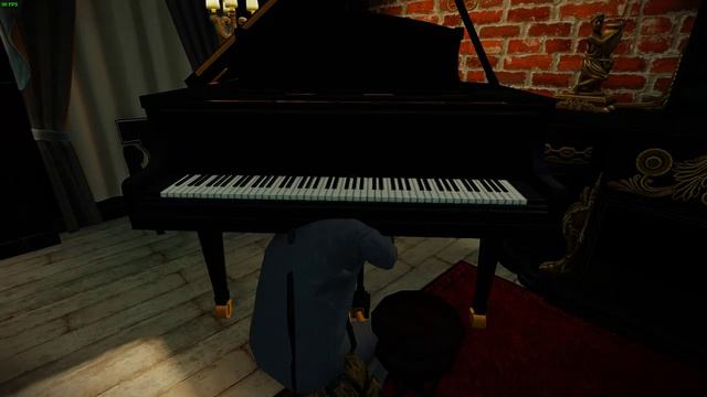Zdann playing the piano on VR смотреть онлайн