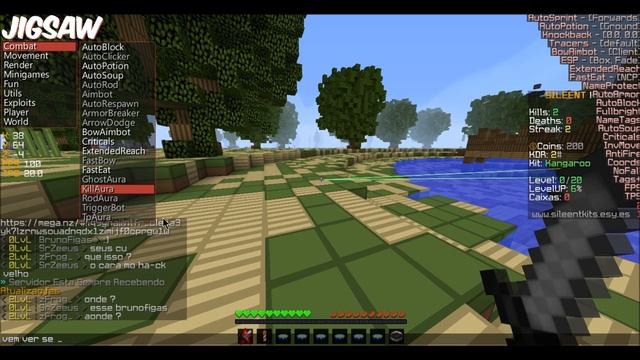 The Best Hack Client! 1.8 to 1.11.2 - JigSaw (Download) Minecraft смотреть онлайн