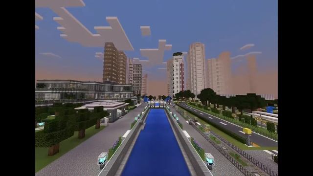 Minecraft Pe Map - Modern Architecture City смотреть онлайн