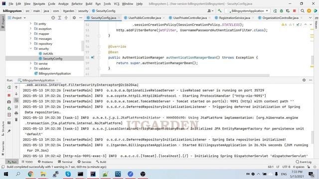 How to encrypt the password while saving using Spring Boot and login scenario Configuration steps смотреть онлайн