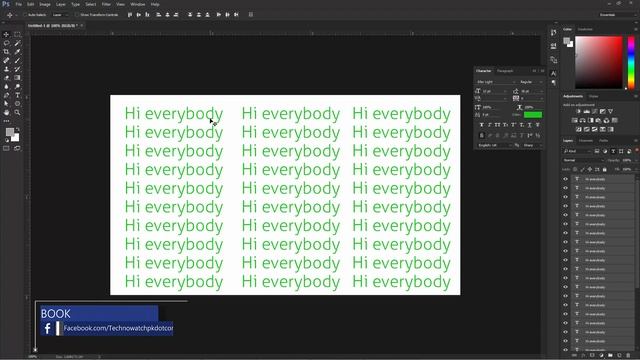 How to Edit Multiple Text and Shape Layers in Photoshop at once смотреть онлайн