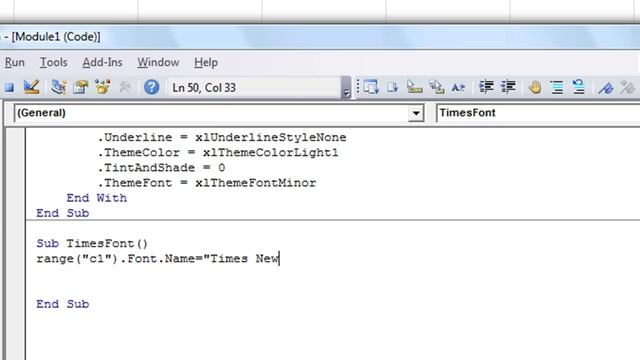 Excel VBA Basics #18 - Change the Font Type, Size etc using VBA! смотреть онлайн
