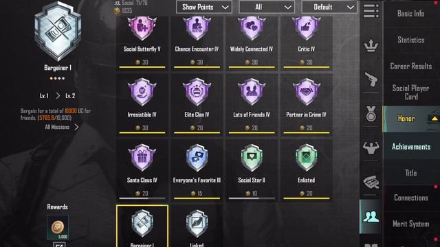 How To Complete ( UC Gift 🎁 & Bargainer & Anniversary Celebration ) Achievements | PUBGM