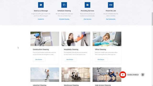 The Kleaner - Industrial Cleaning Company WordPress Theme смотреть онлайн