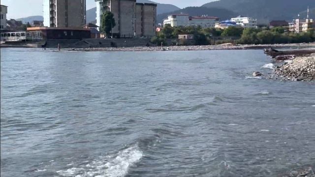 Рыбацкий посёлок и река Псезуапсе в Лазаревском смотреть онлайн