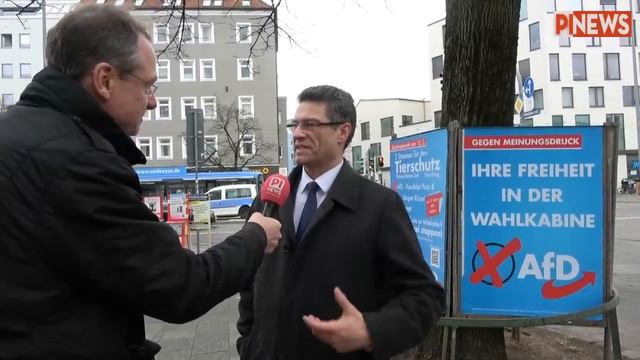 OB-Kandidat der AfD München Wolfgang Wiehle zum Kommunalwahlkampf смотреть онлайн