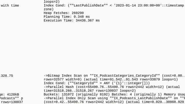 Why changing limit triggers different query plans in postgresql? смотреть онлайн