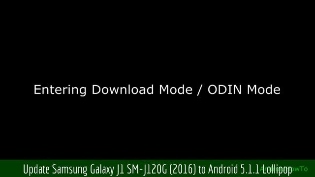 Update Samsung Galaxy J1 SM-J120G (2016) to Android 5.1.1 Lollipop смотреть онлайн