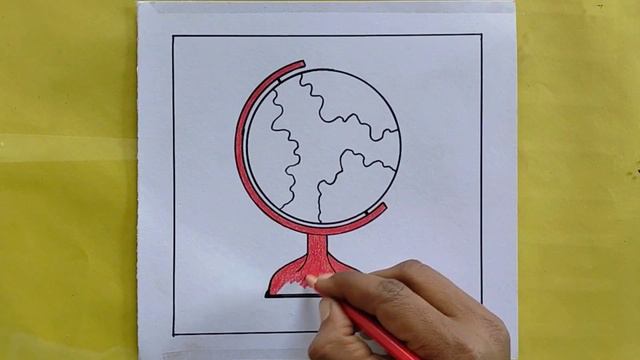 How to draw a Globe drawing | Step by step drawing easy | globa drawing easy смотреть онлайн