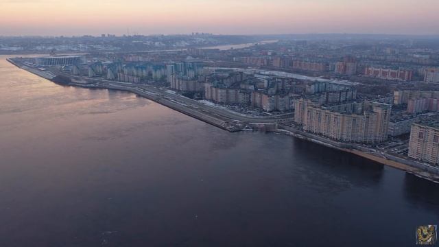 Нижний Новгород утром Борские мосты I Nizhny Novgorod in the morning & Bor briges смотреть онлайн