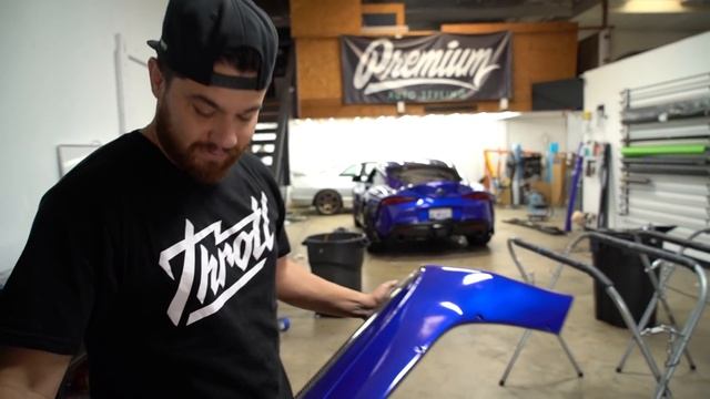 2020 Toyota Supra Wrap Process Start to Finish | TJ HUNT Color Reveal смотреть онлайн
