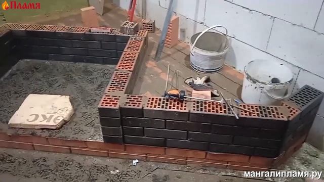 Печник Олег из ст Выселки собирает камин шириной портала 180 см смотреть онлайн