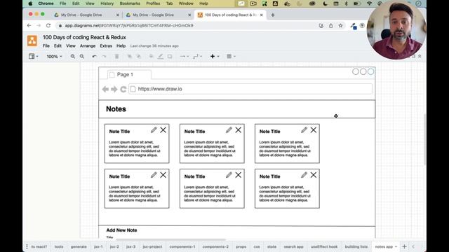 Day #11 - React Note Taking App Overview смотреть онлайн