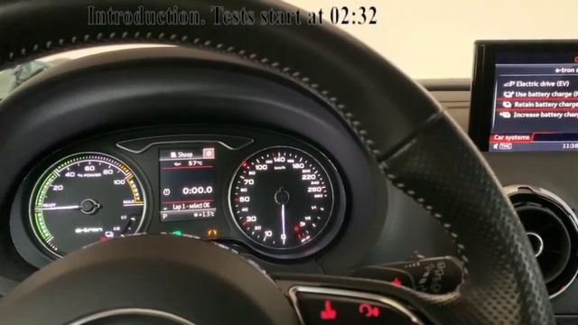 Audi A3 e-tron 0-100 (all modes tested) смотреть онлайн