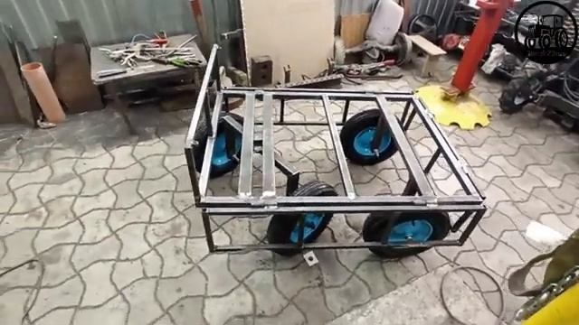 мини ТЕЛЕЖКА для мини ТРАКТОРА (#Фсёпро100) смотреть онлайн