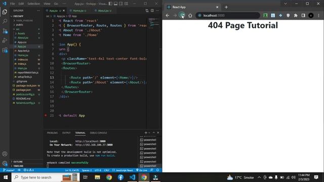 Create React 404 Error Page Not Found using React Router in Hindi in 2023 смотреть онлайн
